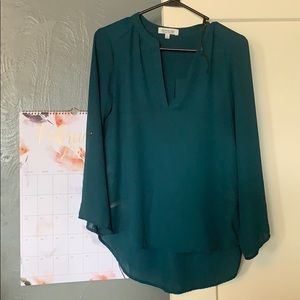 Teal blouse